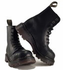 Steel Stiefel 8 Loch Schwarz Air