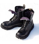 Steel Stiefel 10 Loch Schwarz Warme