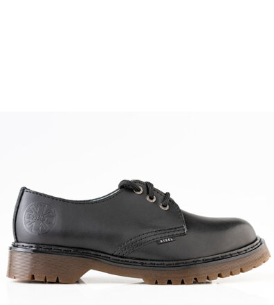 Steel Schuhe 3 Loch Schwarz No Cap