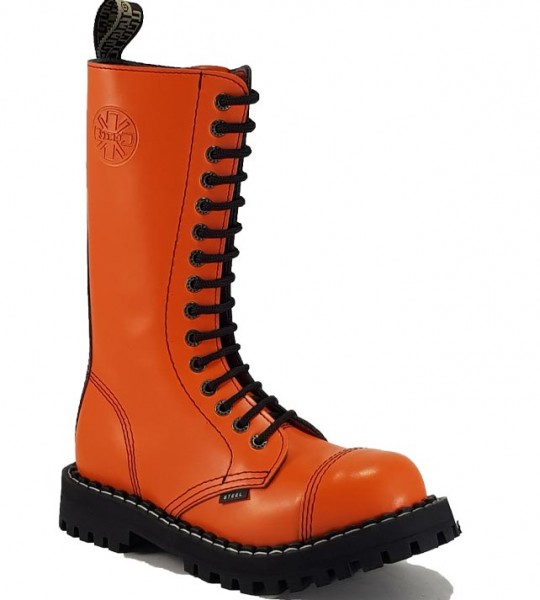 Steel Stiefel 15 Loch Orange