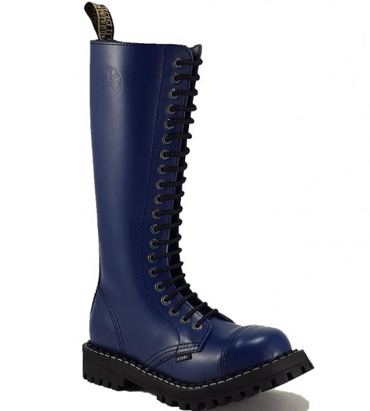 Steel Stiefel 20 Loch Blau