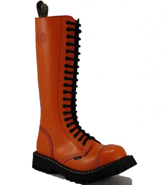 Steel Stiefel 20 Loch Orange