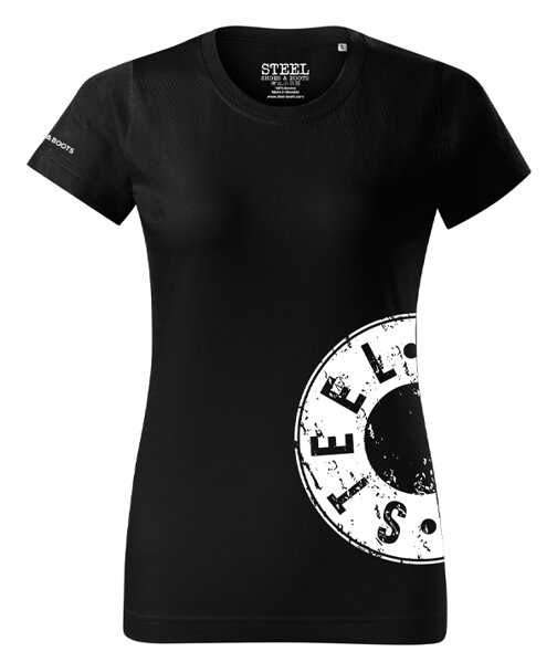Damen T-Shirt STEEL White Eye