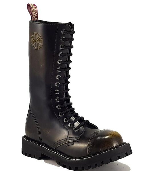 Steel Stiefel 15 Loch Gelb Rub Off