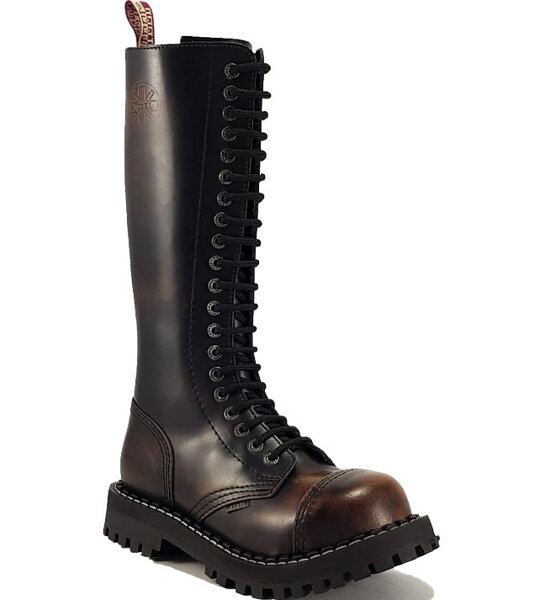 Steel Stiefel 20 Loch Gelb Rub Off