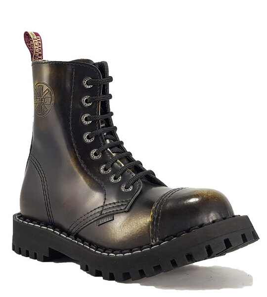 Steel Stiefel 8 Loch Gelb Rub Off