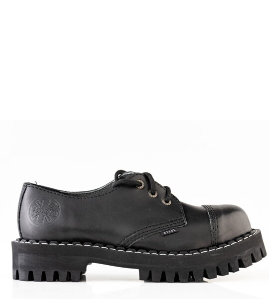 Steel Schuhe 3 Loch Schwarz Monster