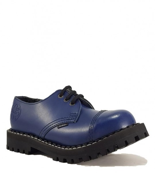 Steel Schuhe 3 Loch Blau