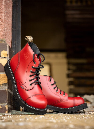 6 Loch Stiefel STEEL