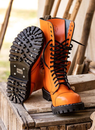 15 Loch Stiefel Steel