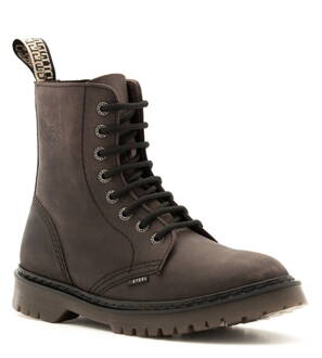 Steel Stiefel 8 Loch Braun Air No Cap