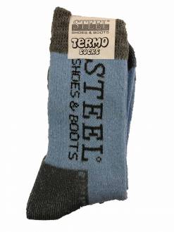 Thermosocken Steel Blau