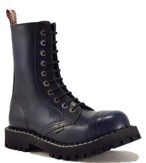 Steel Stiefel 10 Loch Blau Rub Off