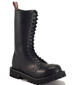 Steel Stiefel 15 Loch Schwarz