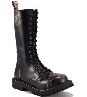 Steel Stiefel 15 Loch Weiß Rub Off