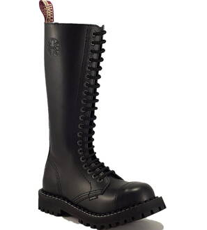 Steel Stiefel 20 Loch Schwarz