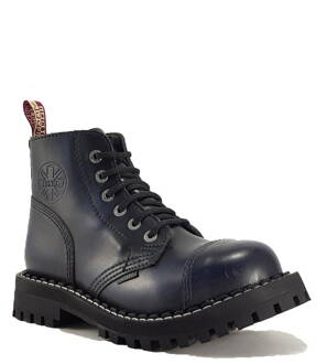 Steel Stiefel 6 Loch Blau Rub Off