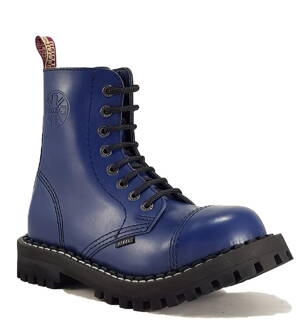Steel Stiefel 8 Loch Blau