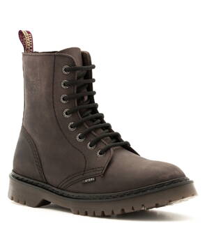Steel Stiefel 8 Loch Braun Air No Cap