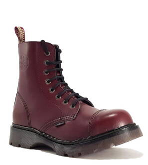 Steel Stiefel 8 Loch Burundy Air