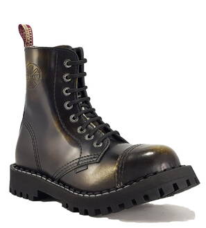Steel Stiefel 8 Loch Gelb Rub Off