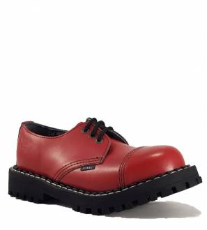 Steel Schuhe 3 Loch Rot