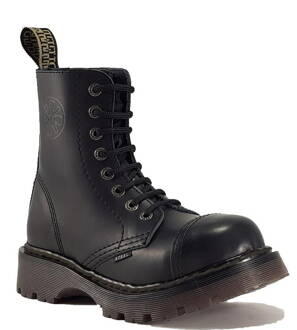 Steel Stiefel 8 Loch Schwarz Air