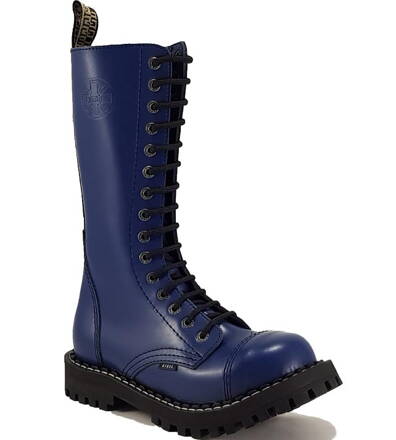 Steel Stiefel 15 Loch Blau