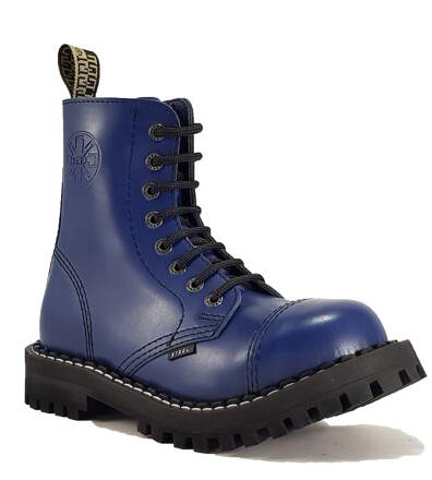 Steel Stiefel 8 Loch Blau