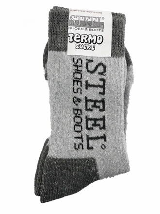 Thermosocken Steel Grau