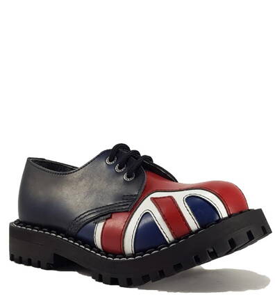 Steel Schuhe 3 Loch Britische Flagge